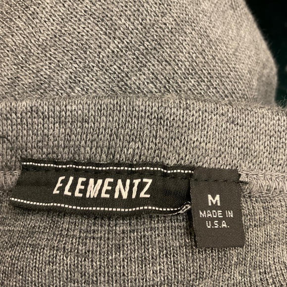 Elementz Midi Knit Skirt Gray Sz M Made in USA - Picture 6 of 8